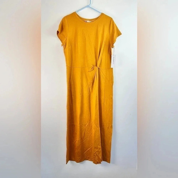 Plus Size Liz Claiborne Lagenlook Honey Ginger Maxi Shift Dress 0X - Picture 3 of 7